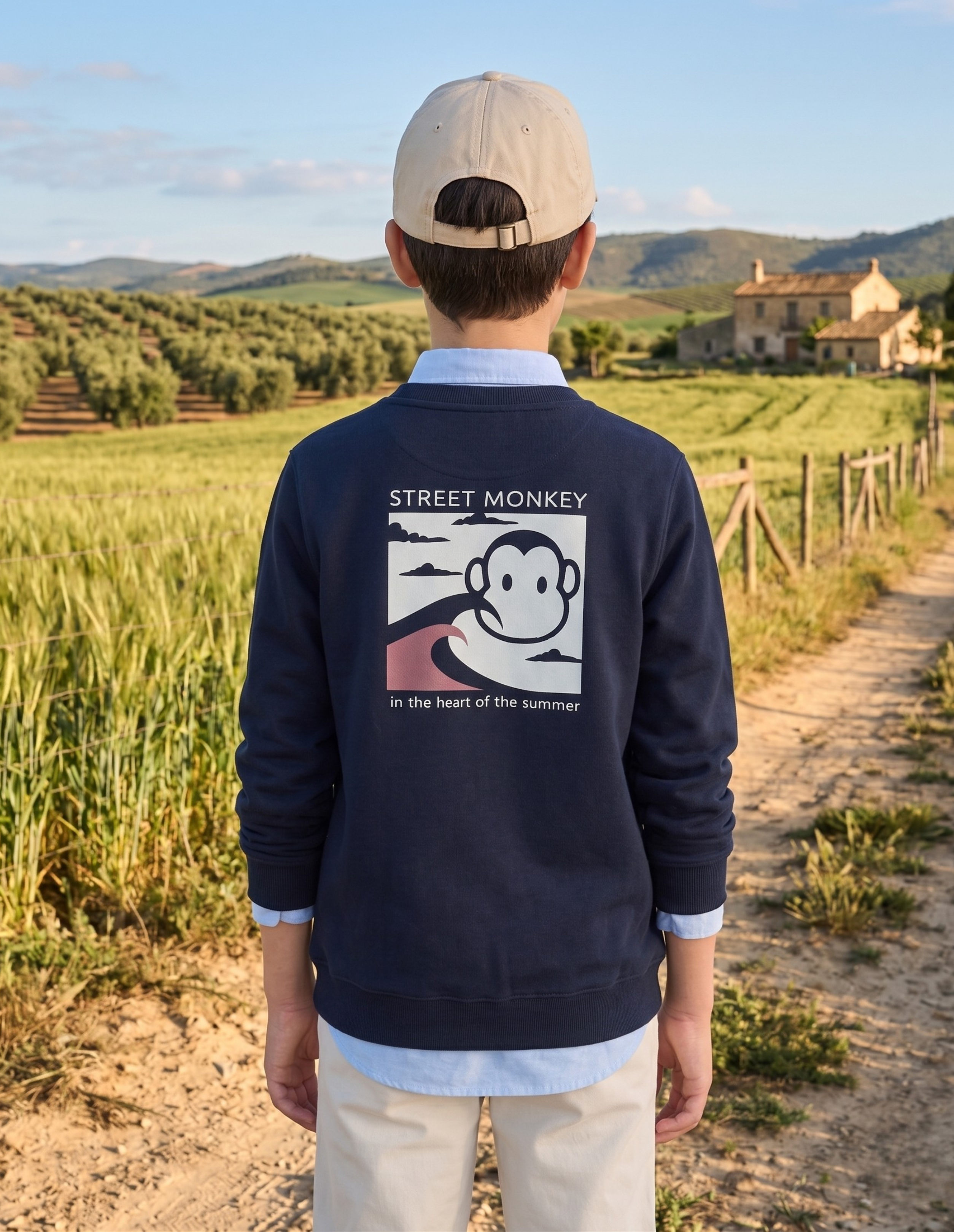 Sudadera Fina de Street Monkey